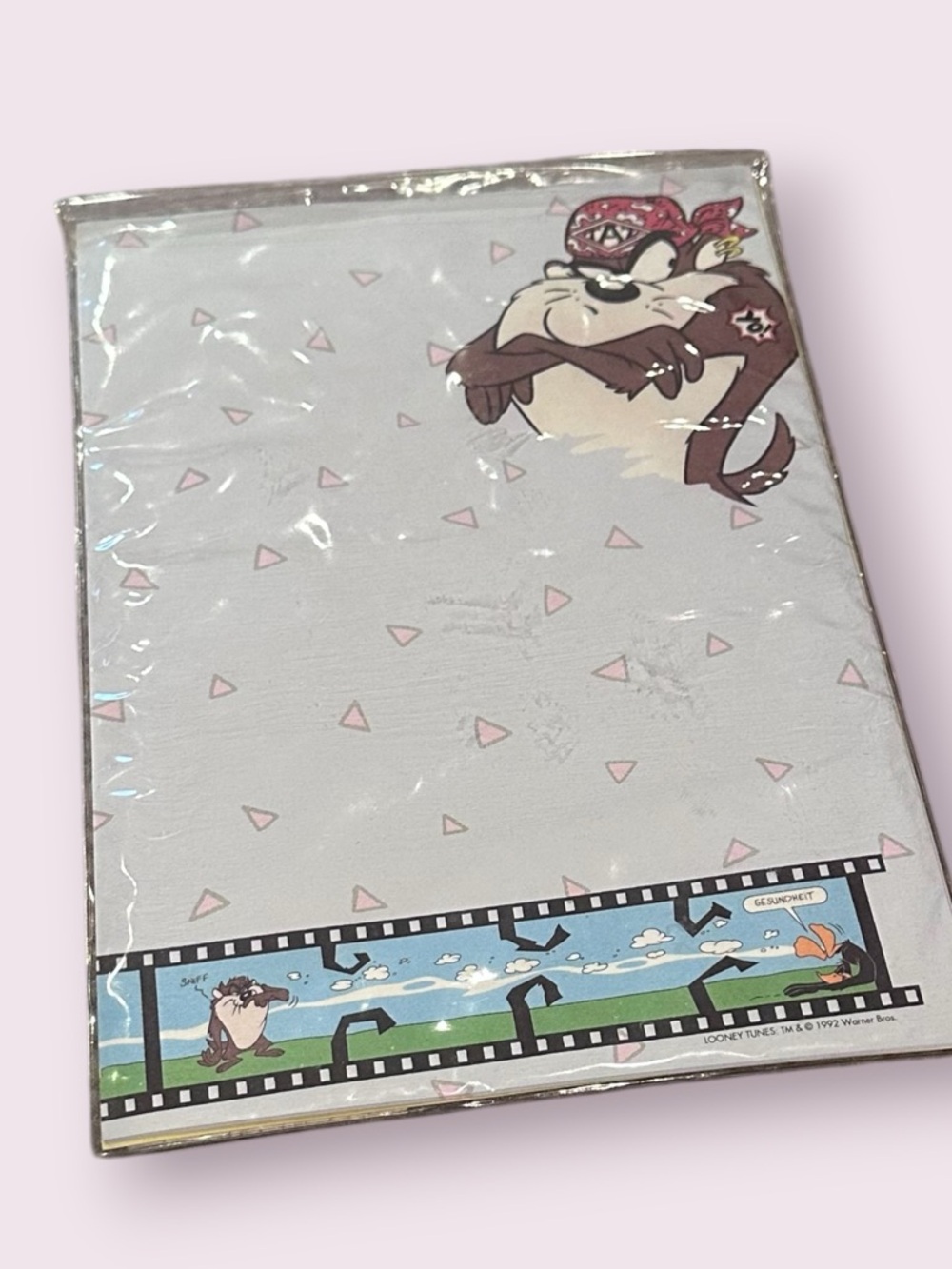 Vintage Looney Tunes Tasmanian Devil Cute Cartoon Stationery Set - Picture 4 of 12